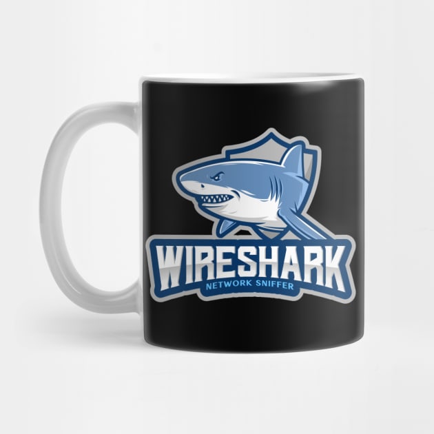 Cyber Security - Wireshark Network Sniffer by Cyber Club Tees